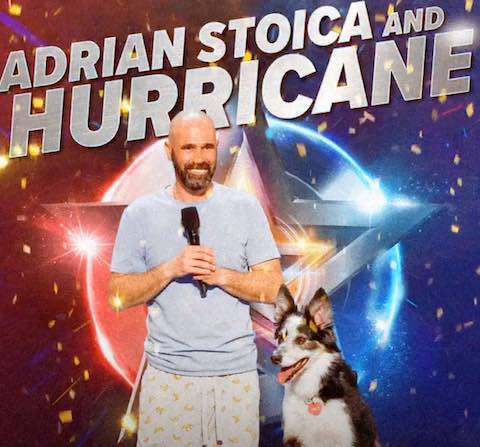 2023AGT winner優勝したエイドリアンとハリケーン Ardrian Stoica and Hurricane