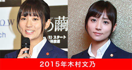 2015年の木村文乃さん（当時27歳）