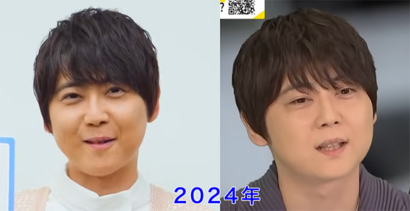 2024年の梶裕貴さん（ほっぺたが丸い・顔がパンパン）