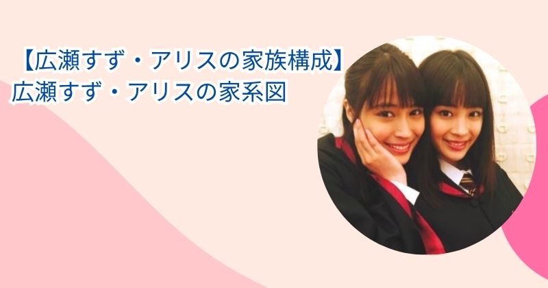 【広瀬すず・アリスの家族構成】実家や生い立ち調査！父の病気や兄の逮捕って？